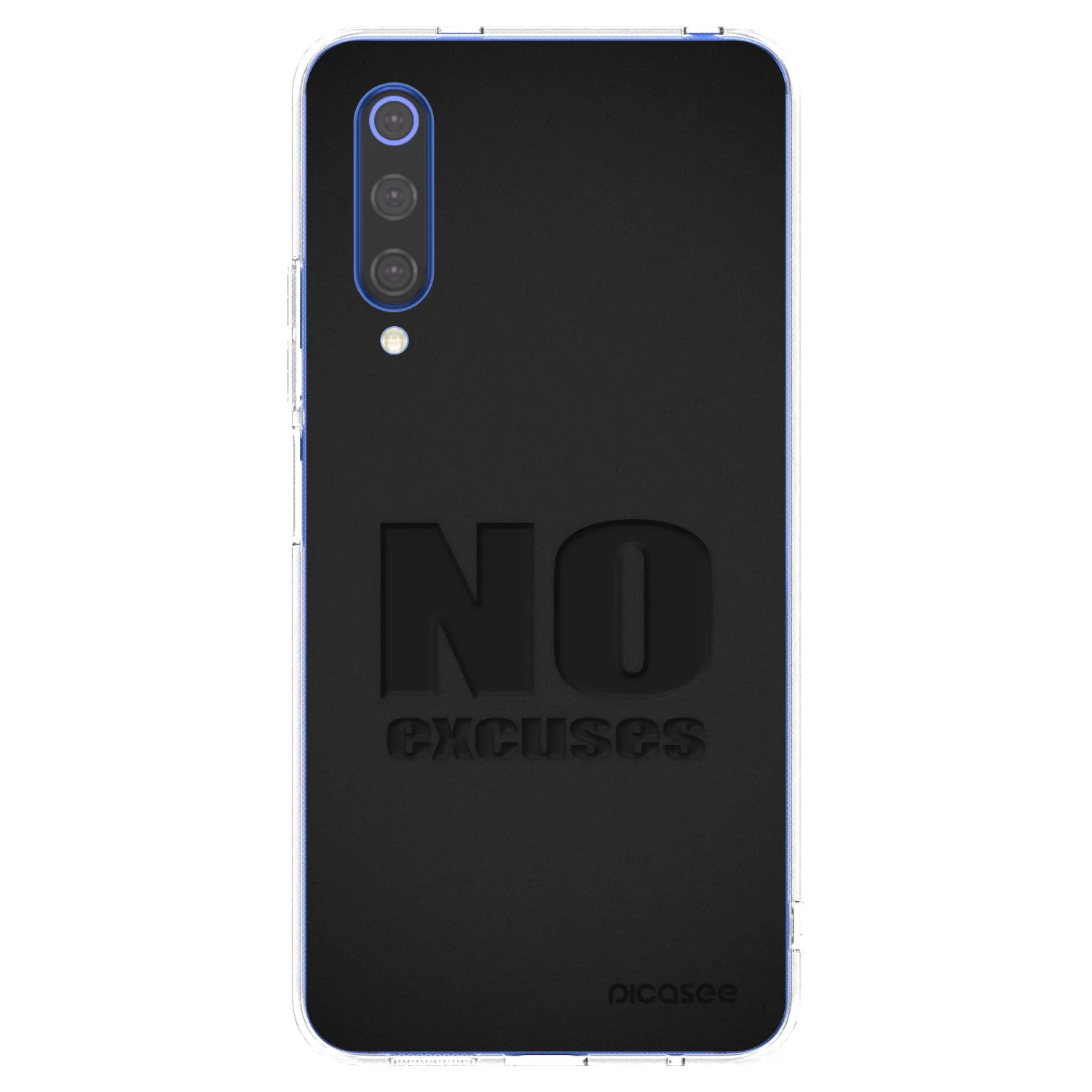 Picasee silikonska prozirna maskica za Xiaomi Mi 9 SE - No Excuses