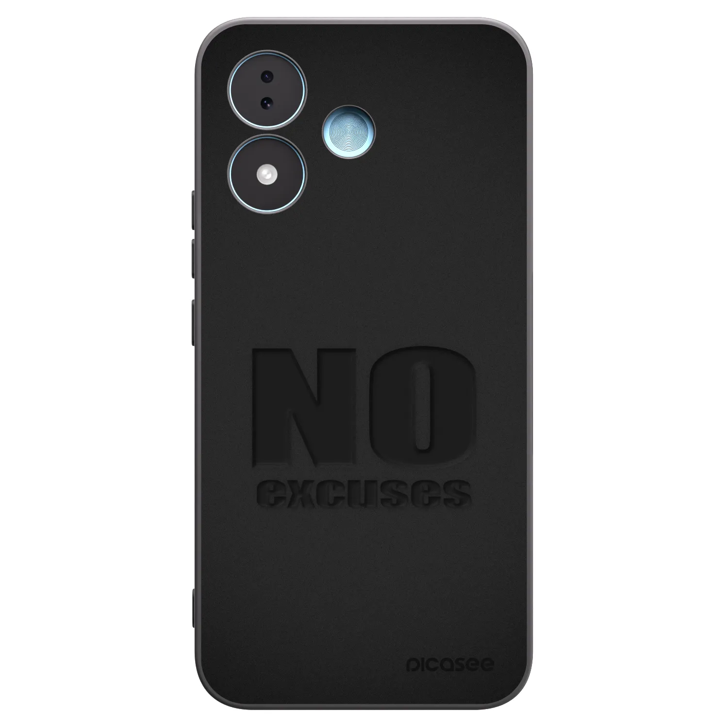 Picasee crna silikonska maskica za Xiaomi Redmi Note 17 5G - No Excuses