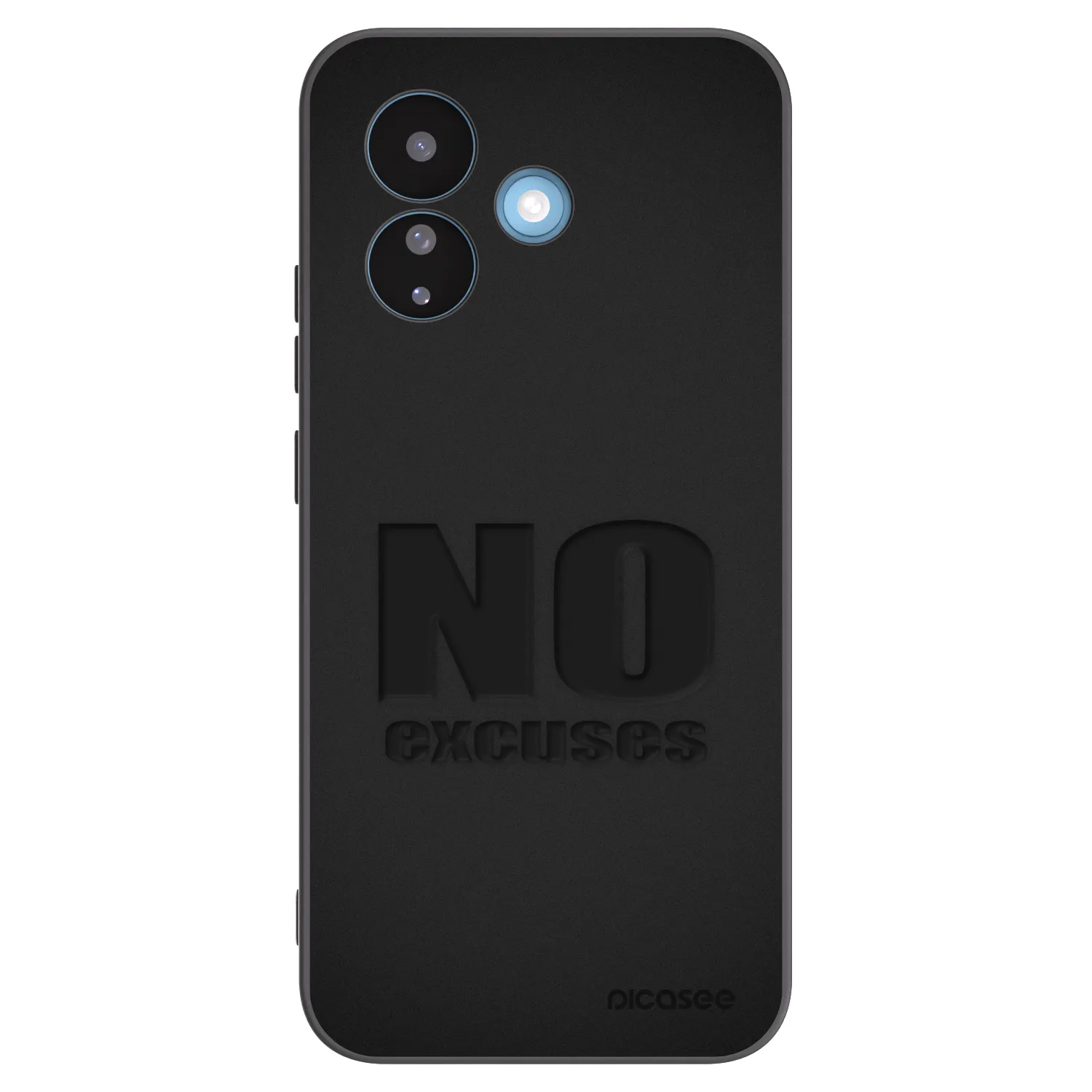 Picasee crna silikonska maskica za Xiaomi Redmi Note 17 Pro 5G - No Excuses
