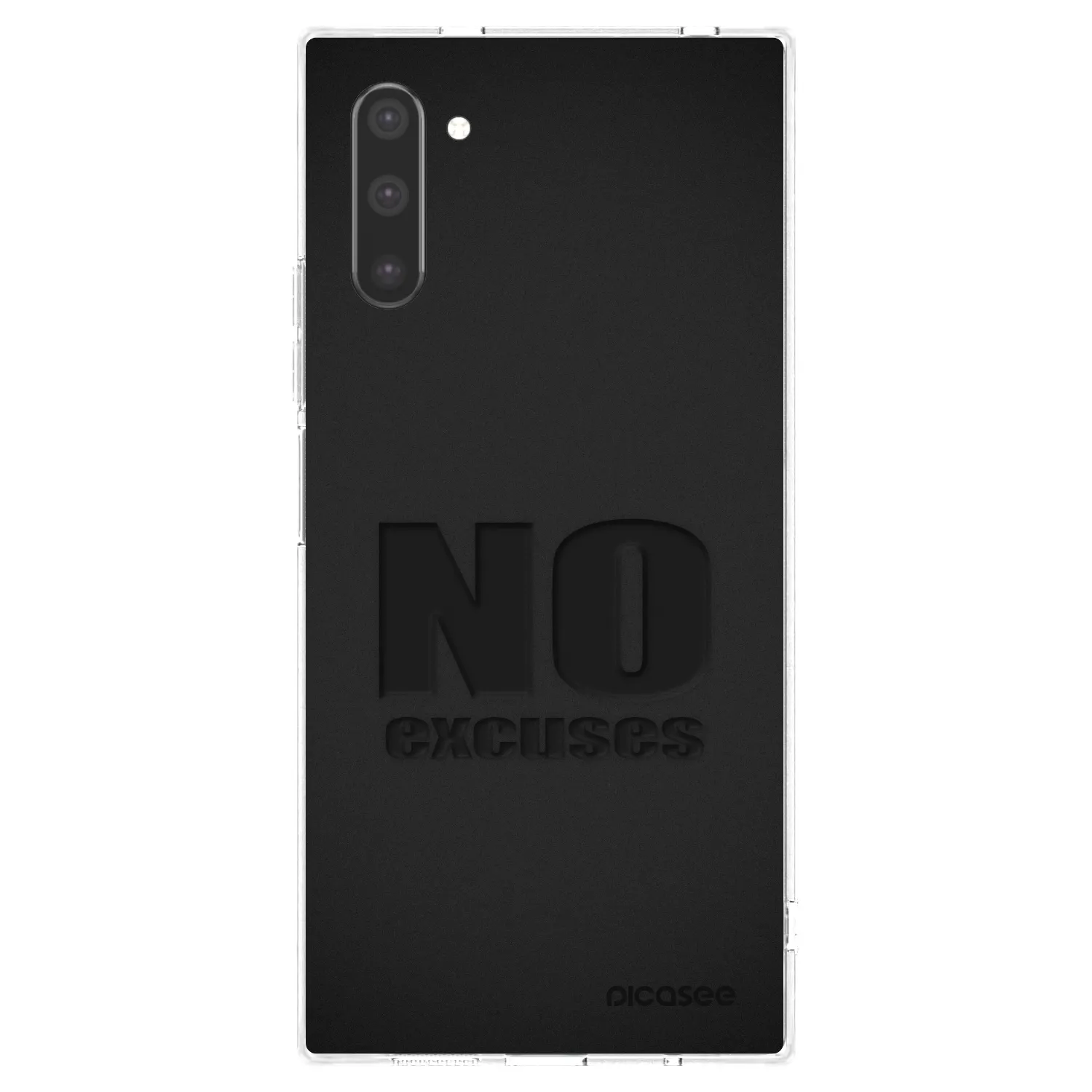 Picasee silikonska prozirna maskica za Samsung Galaxy Note 10 N970F - No Excuses