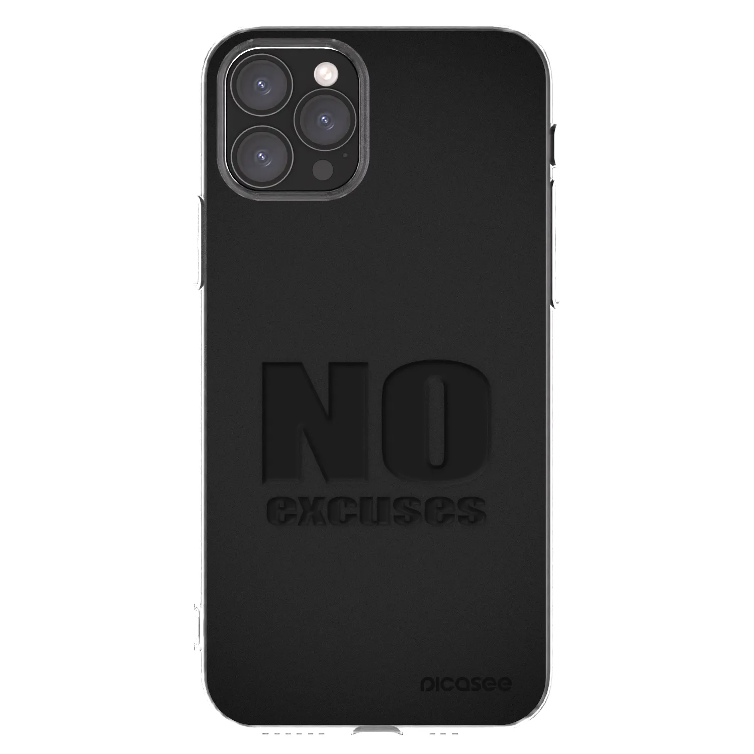 Picasee silikonska prozirna maskica za Apple iPhone 11 Pro - No Excuses