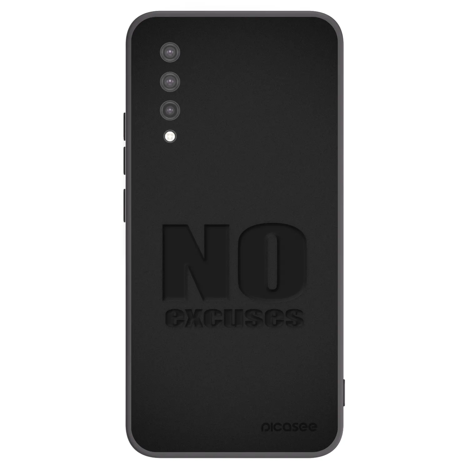Picasee crna silikonska maskica za Xiaomi Mi 9 Lite - No Excuses