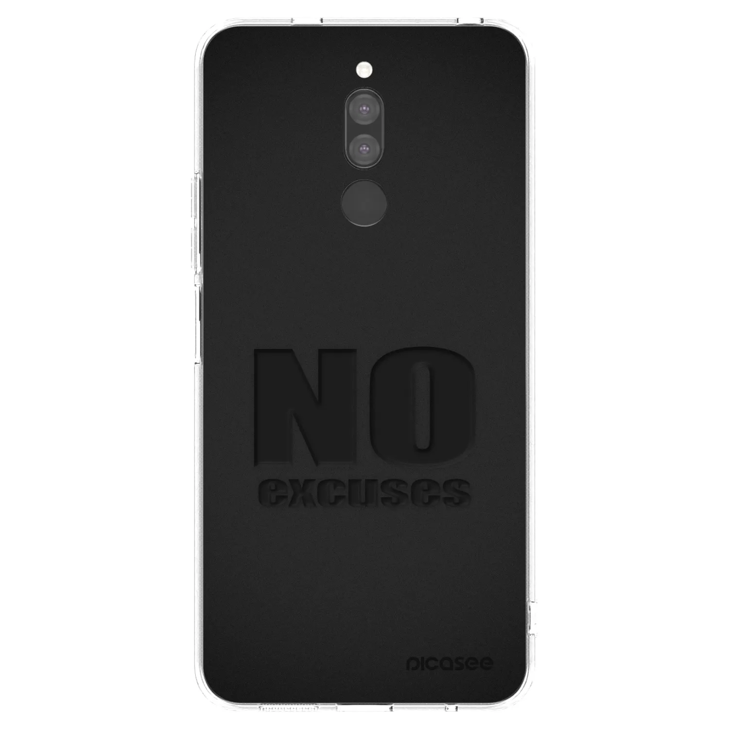 Picasee silikonska prozirna maskica za Xiaomi Redmi 8 - No Excuses