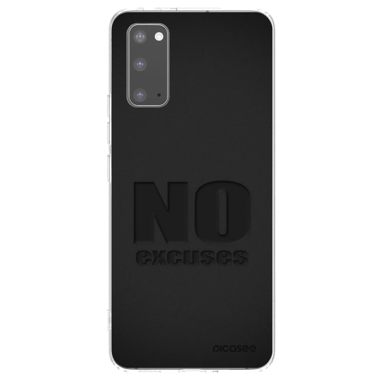 Picasee silikonska prozirna maskica za Samsung Galaxy S20 G980F - No Excuses