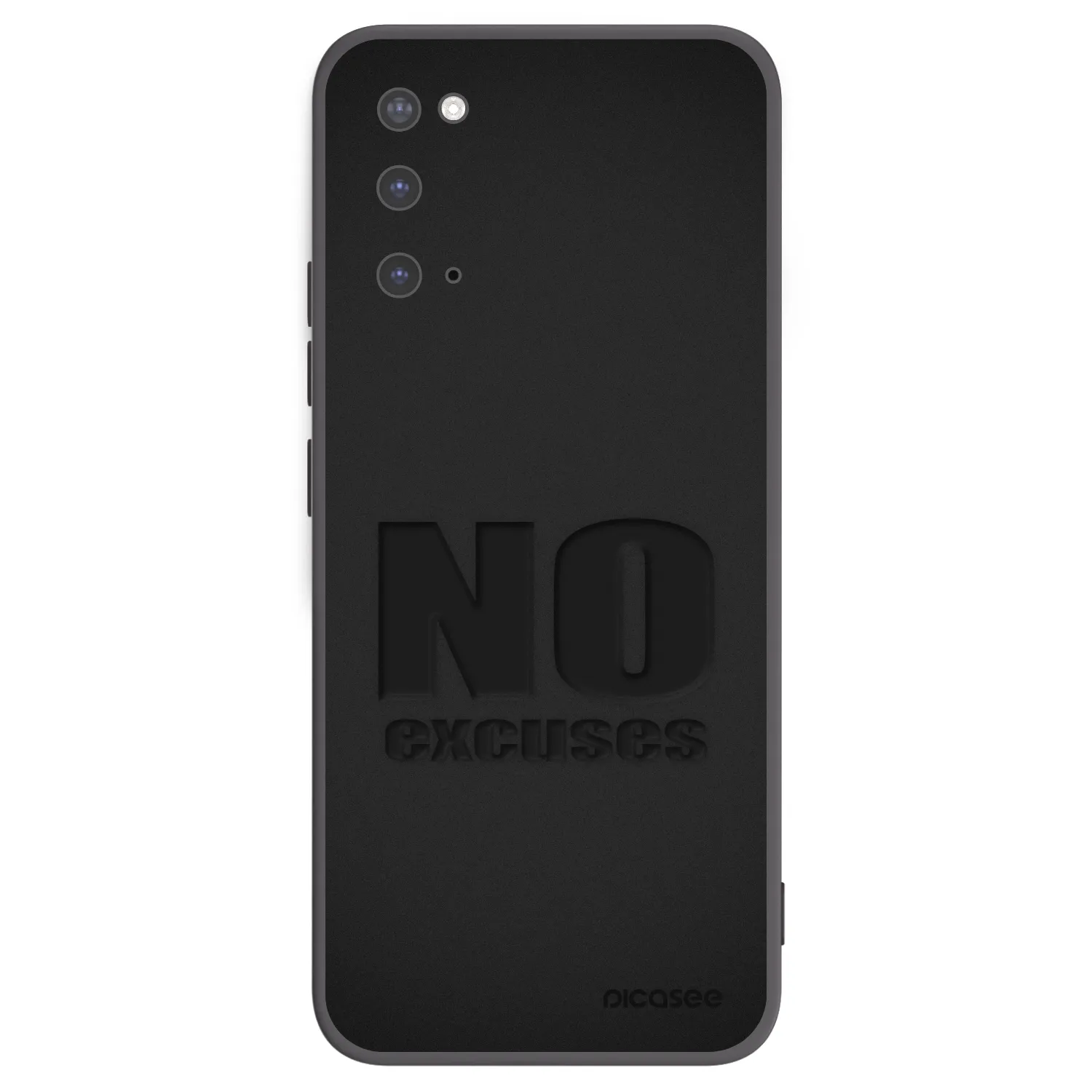 Picasee crna silikonska maskica za Samsung Galaxy S20 G980F - No Excuses