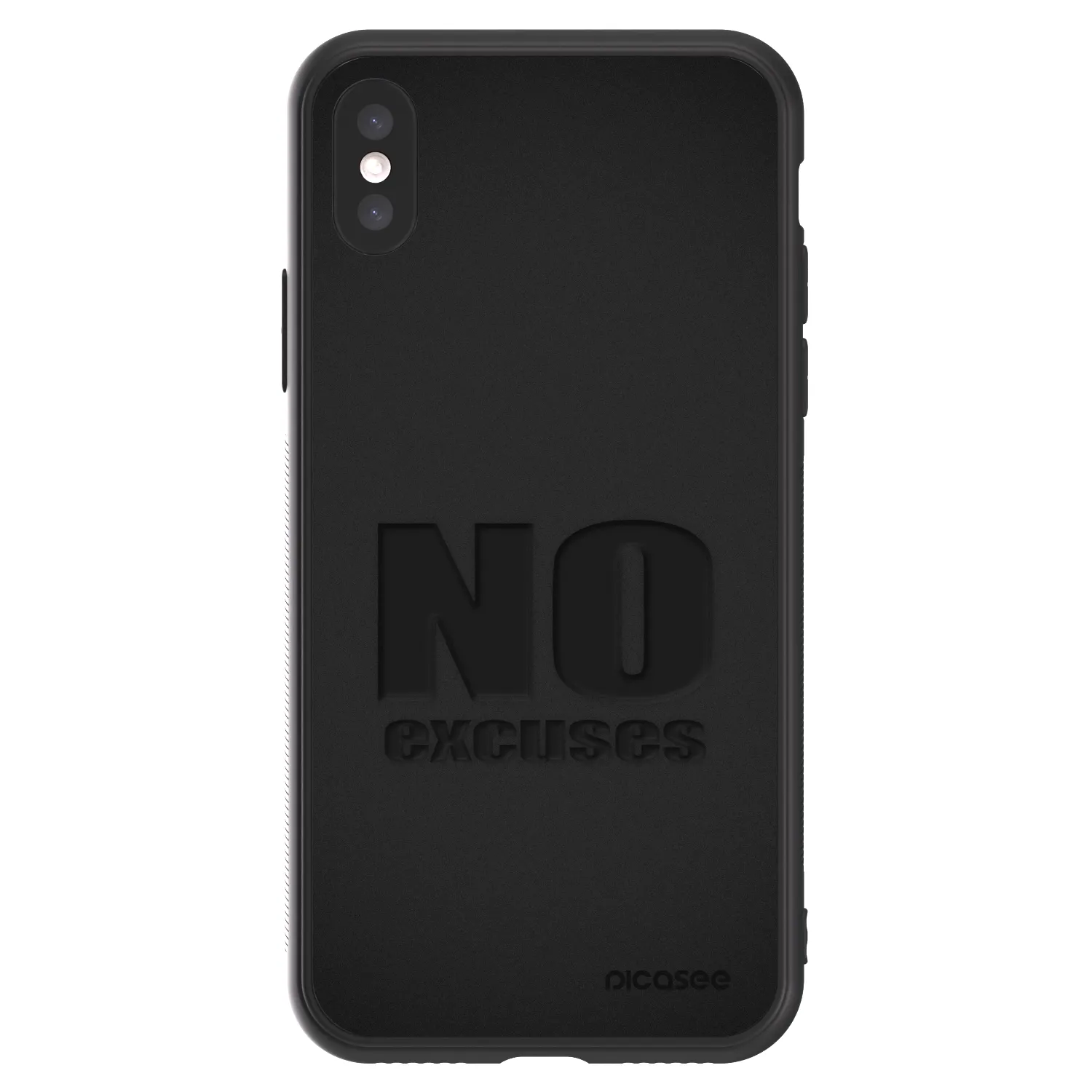 Picasee ULTIMATE CASE za Apple iPhone X/XS - No Excuses