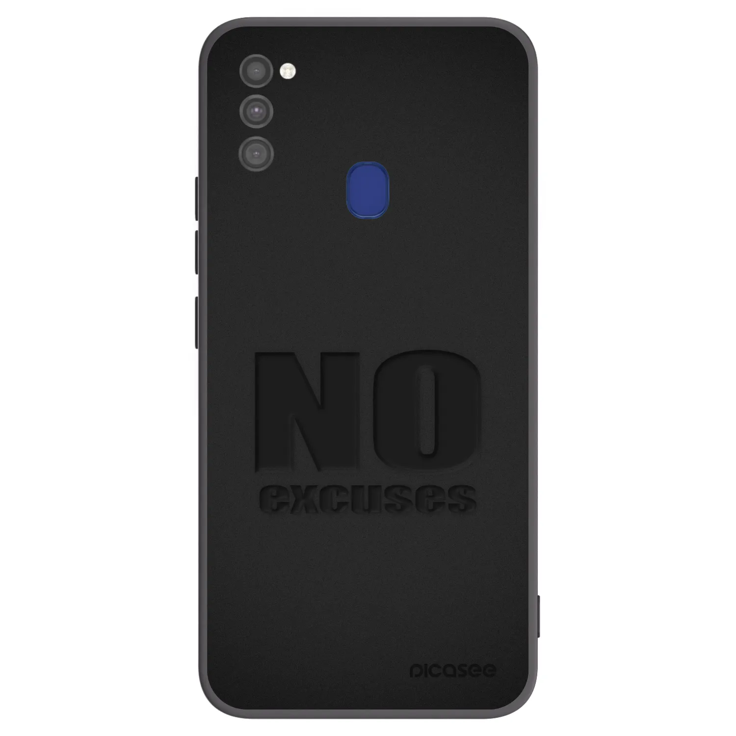Picasee crna silikonska maskica za Samsung Galaxy M21 M215F - No Excuses