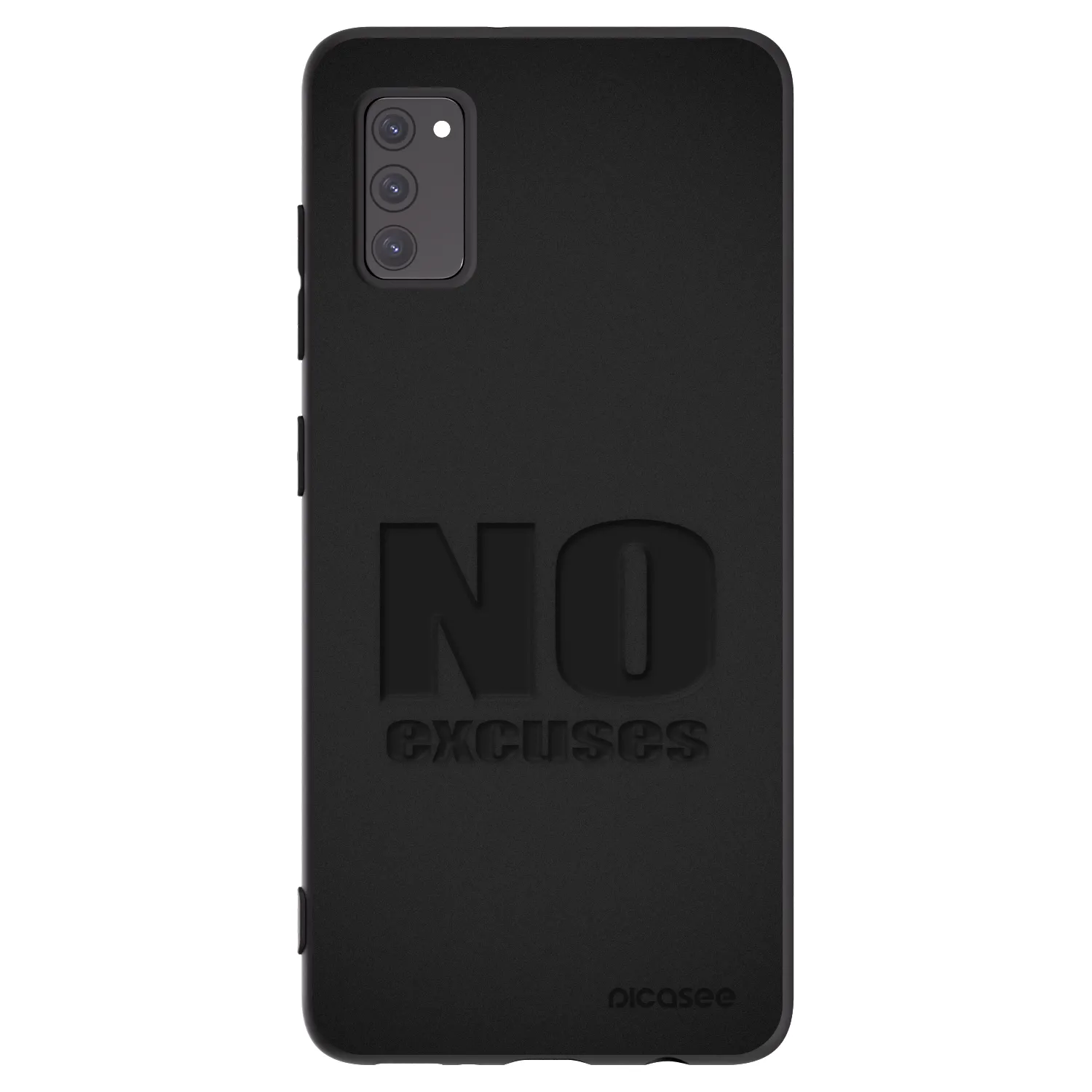 Picasee crna silikonska maskica za Samsung Galaxy A41 A415F - No Excuses