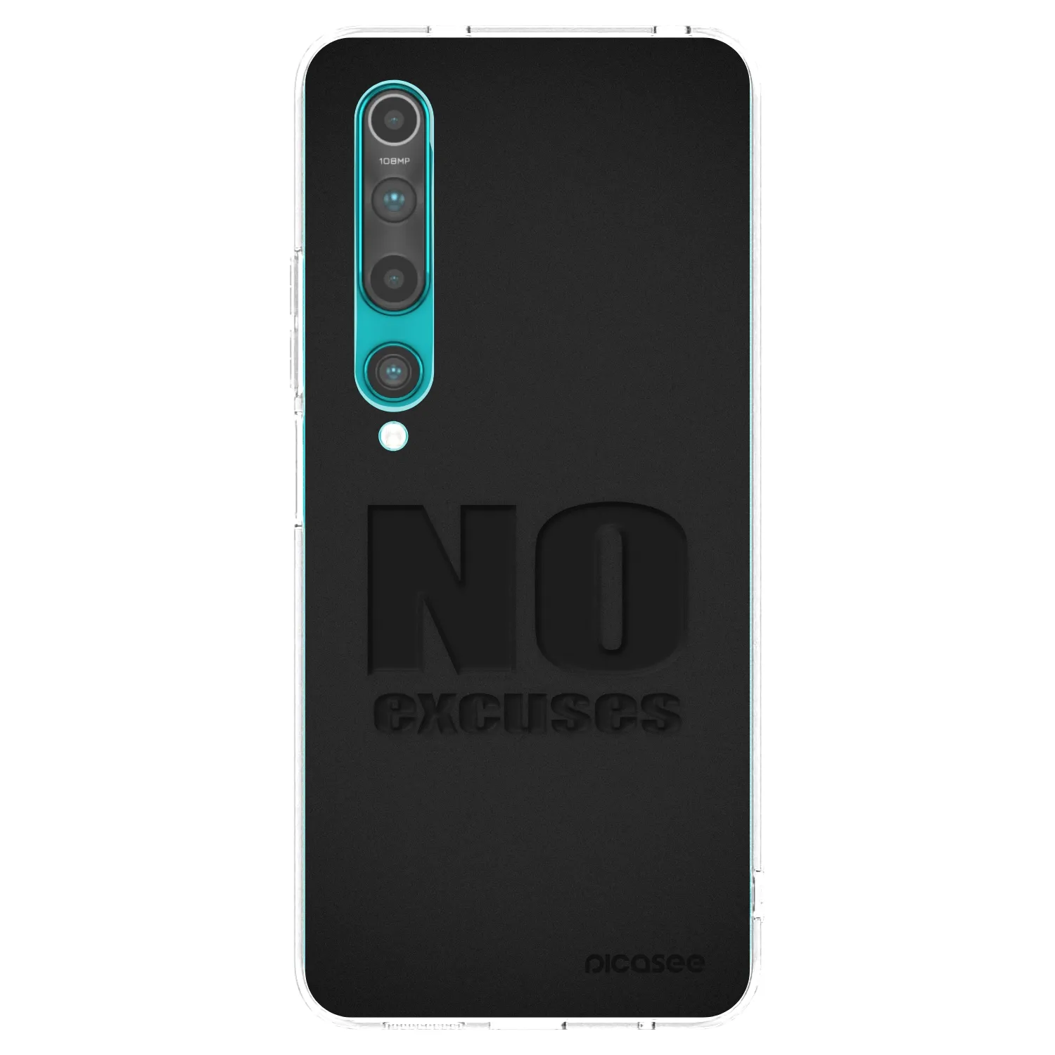 Picasee silikonska prozirna maskica za Xiaomi Mi 10 - No Excuses