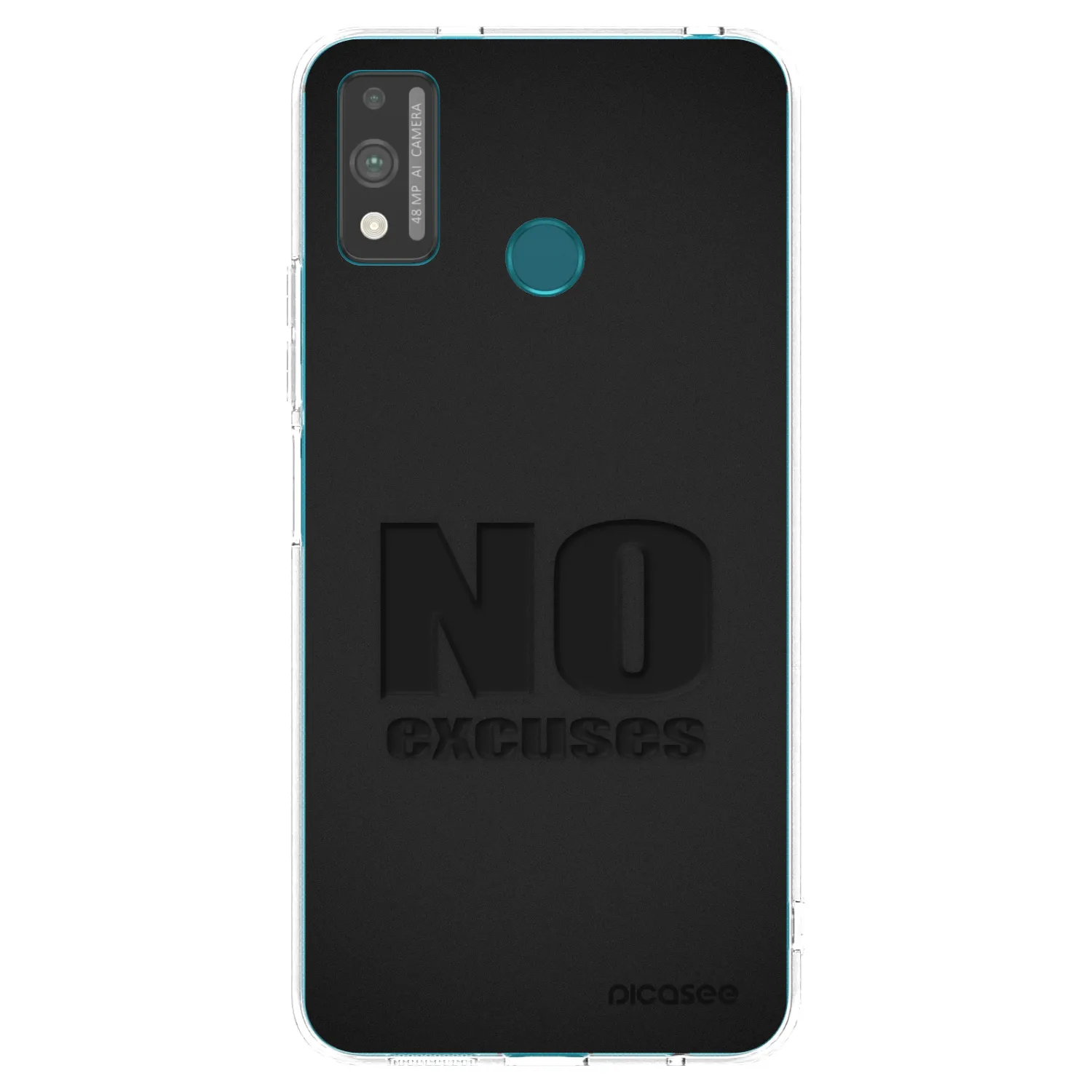 Picasee silikonska prozirna maskica za Honor 9X Lite - No Excuses