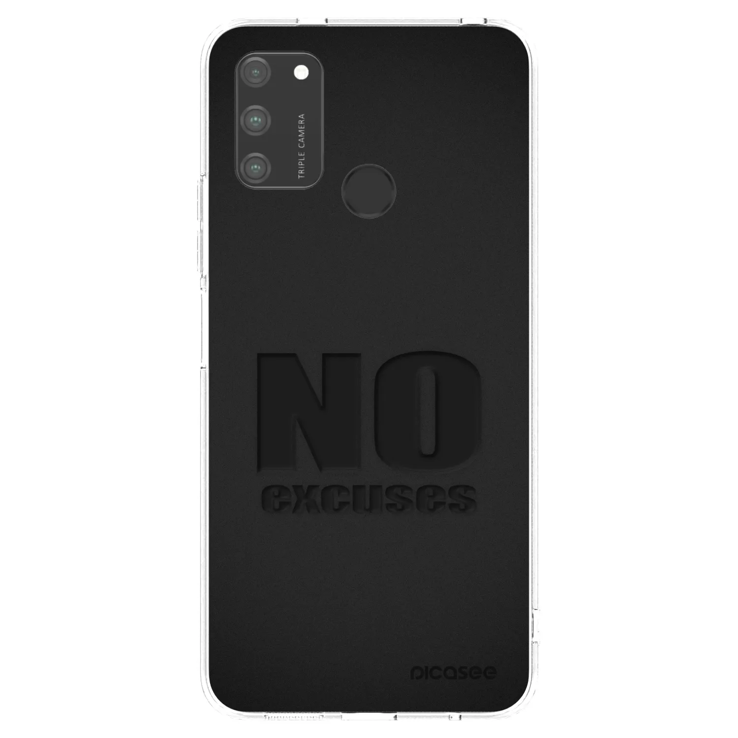 Picasee silikonska prozirna maskica za Honor 9A - No Excuses