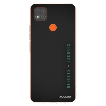 Picasee silikonska prozirna maskica za Xiaomi Redmi 9C - Results x Excuses
