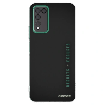 Picasee silikonska prozirna maskica za Honor 10X Lite - Results x Excuses