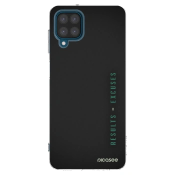 Picasee silikonska prozirna maskica za Samsung Galaxy A12 A125F - Results x Excuses