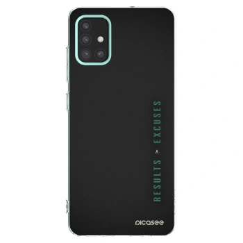 Picasee silikonska prozirna maskica za Samsung Galaxy M31s - Results x Excuses
