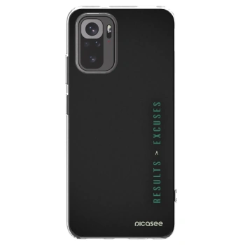 Picasee silikonska prozirna maskica za Xiaomi Redmi Note 10S - Results x Excuses