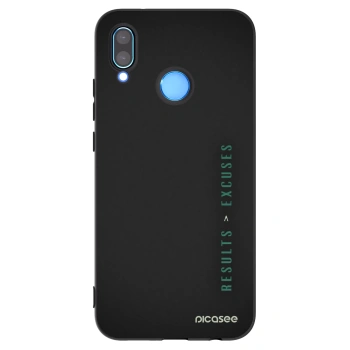 Picasee crna silikonska maskica za Huawei P20 Lite - Results x Excuses
