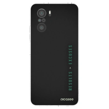 Picasee silikonska prozirna maskica za Xiaomi Poco F3 - Results x Excuses