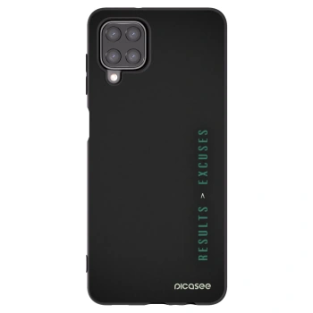 Picasee crna silikonska maskica za Samsung Galaxy M12 M127F - Results x Excuses
