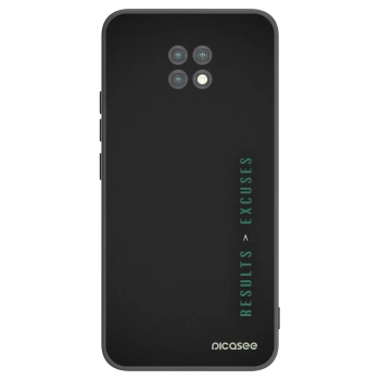 Picasee crna silikonska maskica za Xiaomi Redmi Note 9T - Results x Excuses