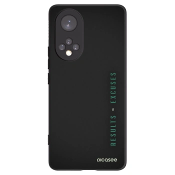 Picasee crna silikonska maskica za Huawei Nova 9 - Results x Excuses