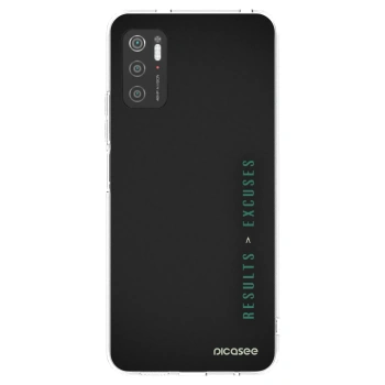 Picasee silikonska prozirna maskica za Xiaomi Poco M3 Pro 5G - Results x Excuses