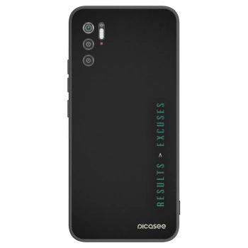 Picasee crna silikonska maskica za Xiaomi Poco M3 Pro 5G - Results x Excuses
