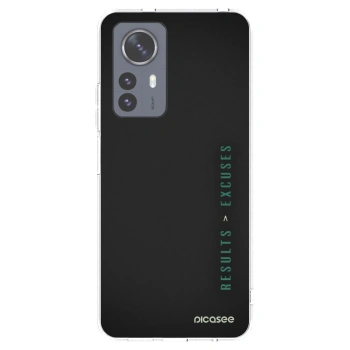 Picasee silikonska prozirna maskica za Xiaomi 12 Pro - Results x Excuses