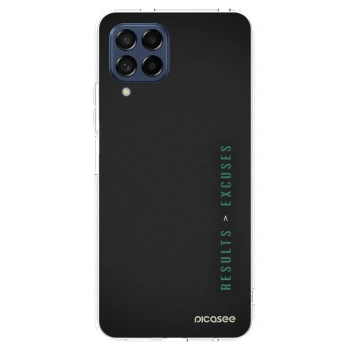 Picasee silikonska prozirna maskica za Samsung Galaxy M53 5G - Results x Excuses