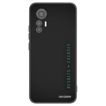 Picasee crna silikonska maskica za Xiaomi 12 Lite - Results x Excuses