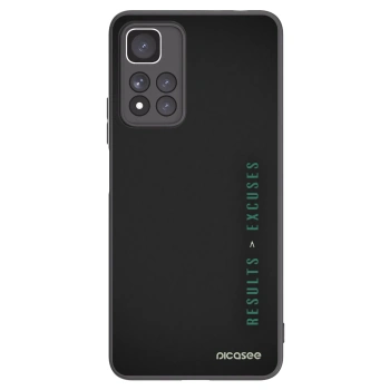Picasee crna silikonska maskica za Xiaomi Redmi Note 11 Pro+ 5G - Results x Excuses