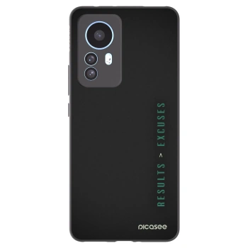 Picasee crna silikonska maskica za Xiaomi 12T Pro - Results x Excuses