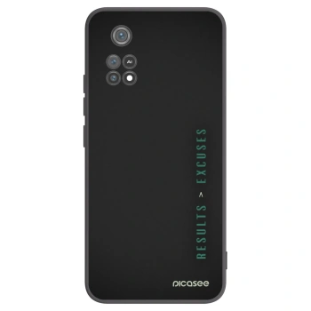 Picasee crna silikonska maskica za Xiaomi Poco M4 Pro - Results x Excuses