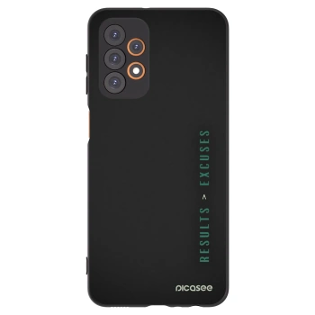 Picasee crna silikonska maskica za Samsung Galaxy A23 A235F 4G - Results x Excuses