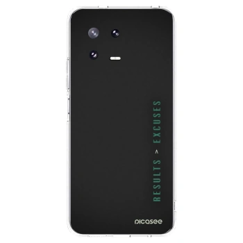 Picasee silikonska prozirna maskica za Xiaomi 13 Pro - Results x Excuses