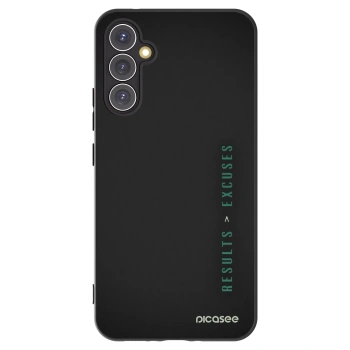 Picasee crna silikonska maskica za Samsung Galaxy A34 5G A346B - Results x Excuses