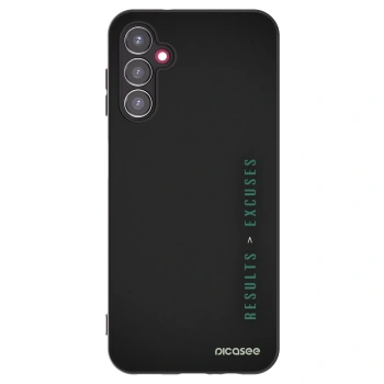 Picasee crna silikonska maskica za Samsung Galaxy A14 4G A145R - Results x Excuses