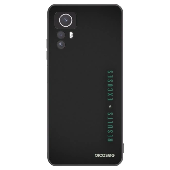 Picasee crna silikonska maskica za Xiaomi Redmi Note 12S - Results x Excuses
