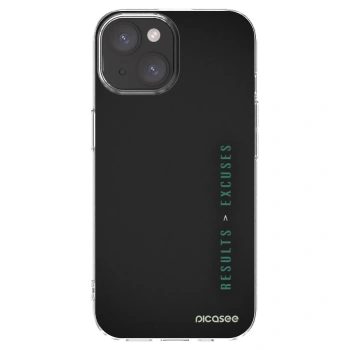 Picasee silikonska prozirna maskica za Apple iPhone 15 - Results x Excuses
