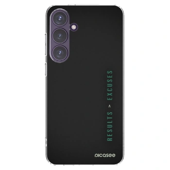 Picasee silikonska prozirna maskica za Samsung Galaxy S24+ S926B 5G - Results x Excuses
