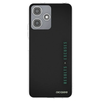 Picasee silikonska prozirna maskica za Xiaomi Redmi 12 5G - Results x Excuses