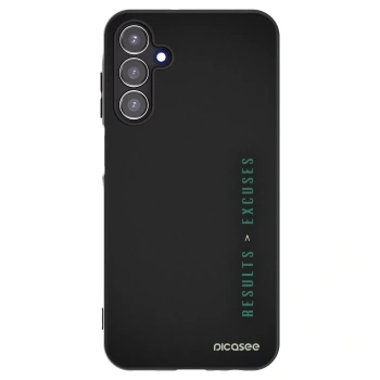 Picasee crna silikonska maskica za Samsung Galaxy A15 A155F 4G - Results x Excuses