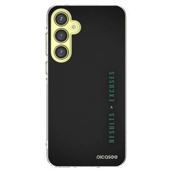 Picasee silikonska prozirna maskica za Samsung Galaxy A35 5G A356B - Results x Excuses