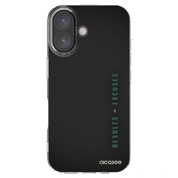 Picasee silikonska prozirna maskica za Apple iPhone 16 - Results x Excuses
