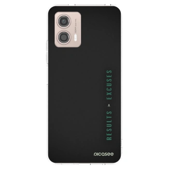 Picasee silikonska prozirna maskica za Motorola Moto G53 5G - Results x Excuses