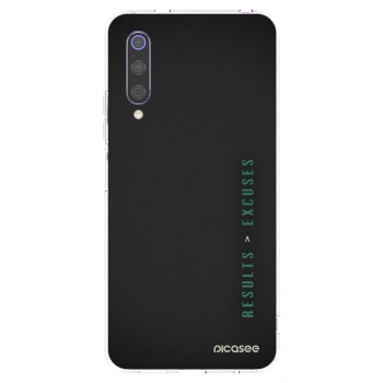 Picasee silikonska prozirna maskica za Xiaomi Mi 9 - Results x Excuses
