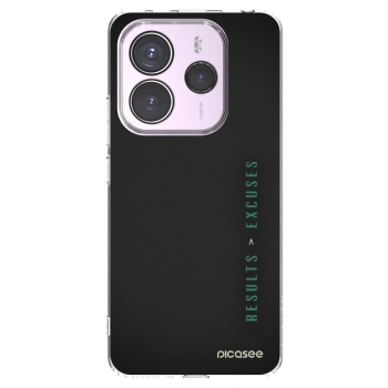 Picasee silikonska prozirna maskica za Xiaomi Redmi Note 14 5G - Results x Excuses