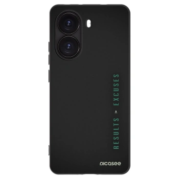 Picasee crna silikonska maskica za Xiaomi Poco X7 Pro 5G - Results x Excuses