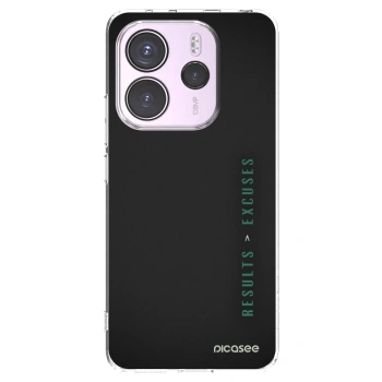 Picasee silikonska prozirna maskica za Xiaomi Redmi Note 14 4G - Results x Excuses