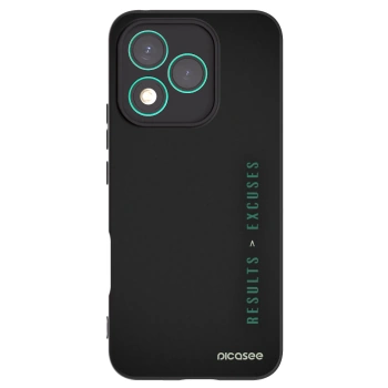 Picasee crna silikonska maskica za Honor 400 Lite 5G - Results x Excuses